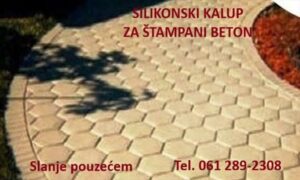 Kalupi za betoniranje dvorišta