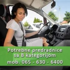 Potrebne radnice sa B kategorijom