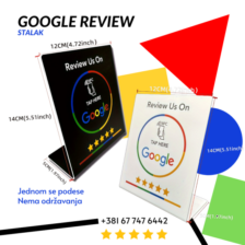 GOOGLE REVIEW KARTICE/NALEPNICE/STALAK
