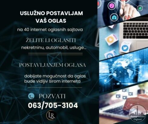 Usluzno postavljanje vašeg oglasa