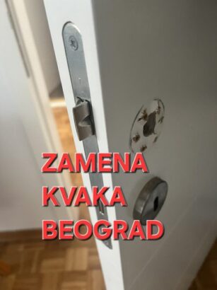 Zamena kvaka brava sobnih i kupatilskih vrata