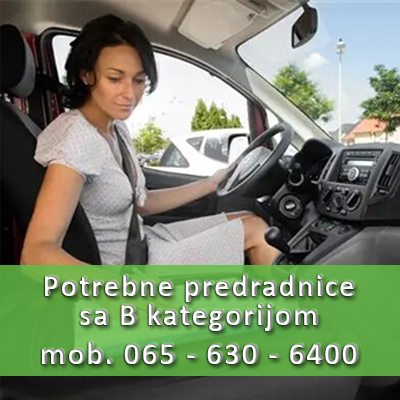 4 Potrebne predradnice sa B kategorijom