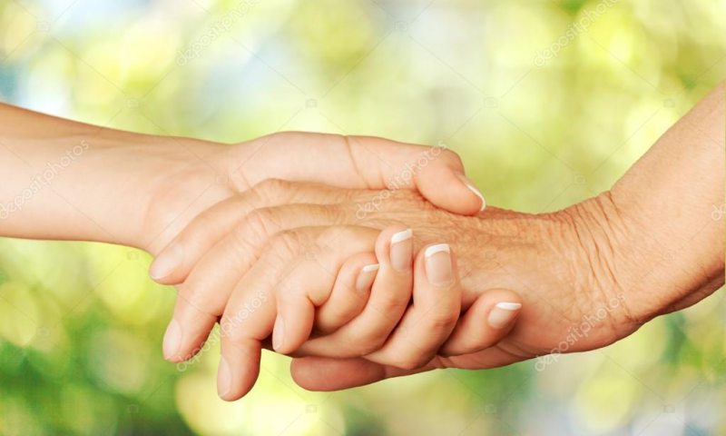 depositphotos 118561668 stock photo hands of old man and