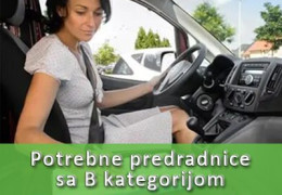 4 Potrebne predradnice sa B kategorijom