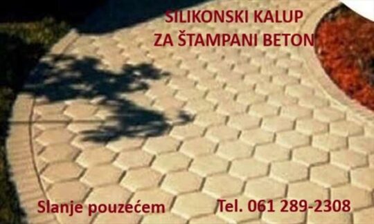 Kalupi za betoniranje dvorišta