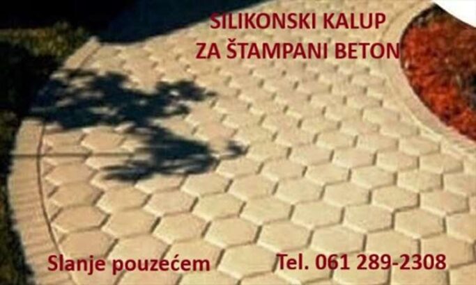 Kalupi za betoniranje dvorišta