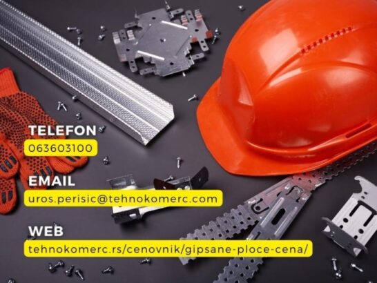 Gips ploče – Gips profili – Suva gradnja