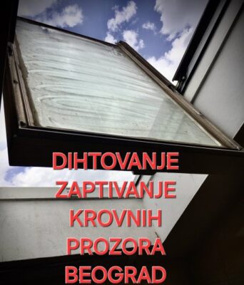 Dihtovanje krovnih prozora zaptivanje
