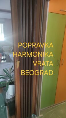 Popravka harmonika vrata