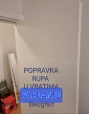 Popravka☆Rupe u vratima☆Farbanje