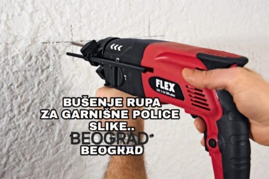 Bušenje rupa za tiplove