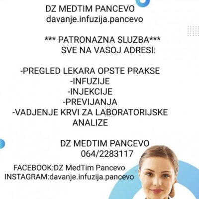 Dodavanje infuzije Pancevo