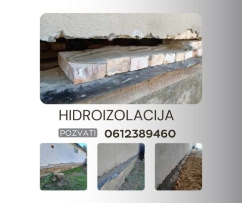 Hidroizolacija objekata od vode i vlag