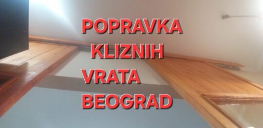 Popravka kliznih vrata