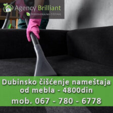 Dubinsko čišćenje nameštaja od mebla 6000 rsd