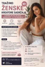 🌟 TRAŽIMO ŽENSKE KREATORE SADRŽAJA (18+)