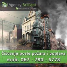 Čišćenje prostora posle požara, poplava ili izlivanja kanalizaci