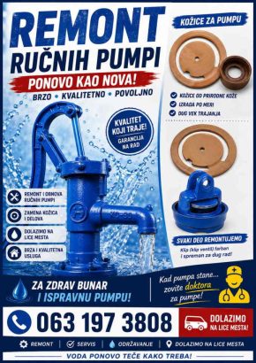 Remont ručnih pumpi
